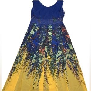 🔥💥Super fun and vibrant fit & flare midi dress🔥